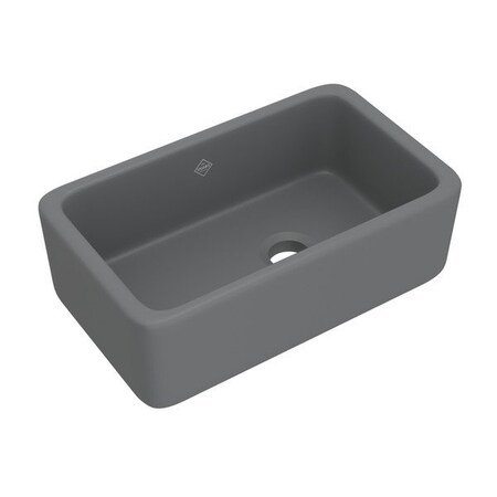 Rohl 30 Lancaster Single Bowl Farmhouse Apron Front Fireclay Kitchen Sink RC3018MG